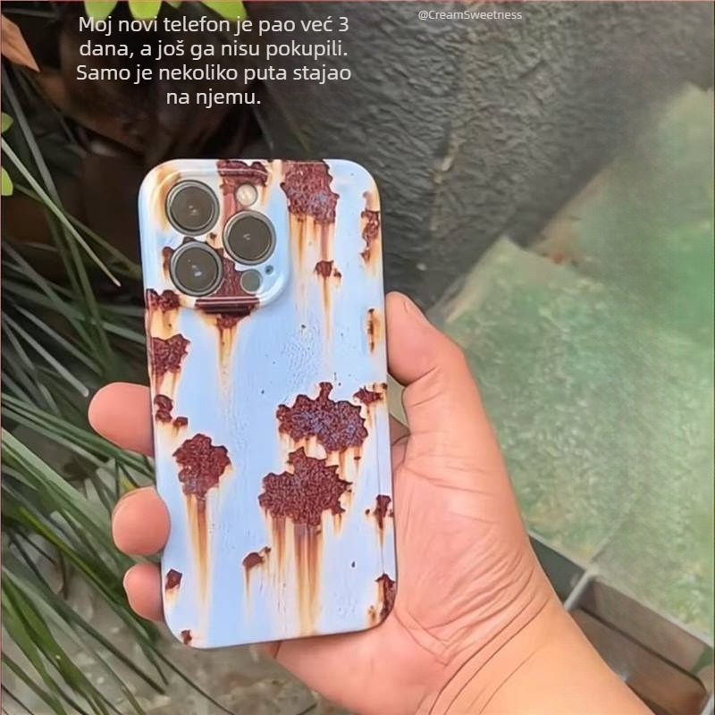 Kućište za telefon s tragovima cinka i dojmom lomljenog izgleda, otporno na padove, Serija 1, Šifra proizvoda 000000, Brand: Bez brenda