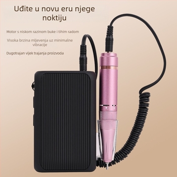 Električni pilnik za nokte – alat za brušenje površine noktiju, plastično kućište, model CH-DM802, Zhejiang