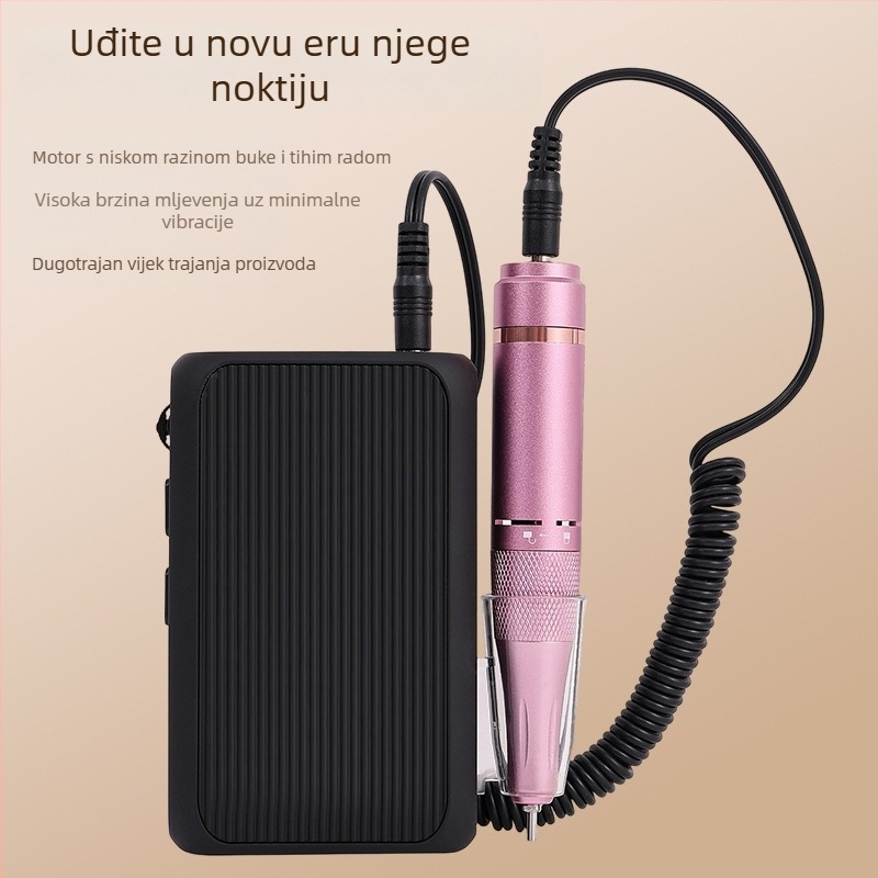 Električni pilnik za nokte – alat za brušenje površine noktiju, plastično kućište, model CH-DM802, Zhejiang