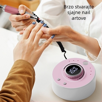 Šlifer za nokte QK-169A, 36000 RPM, 630 g, oblikovanje i poliranje noktiju, metal + ABS + elektroničke komponente