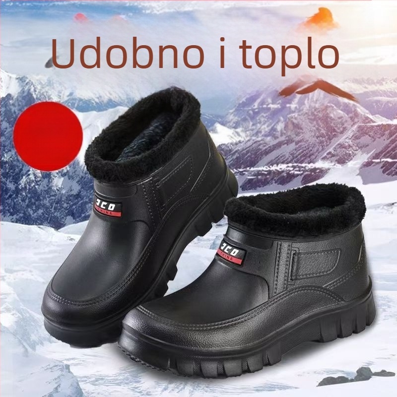 Vodootporne zimske slip-on cipele s fleecem u unutrašnjosti, unisex, EVA gornji dio i EVA potplat