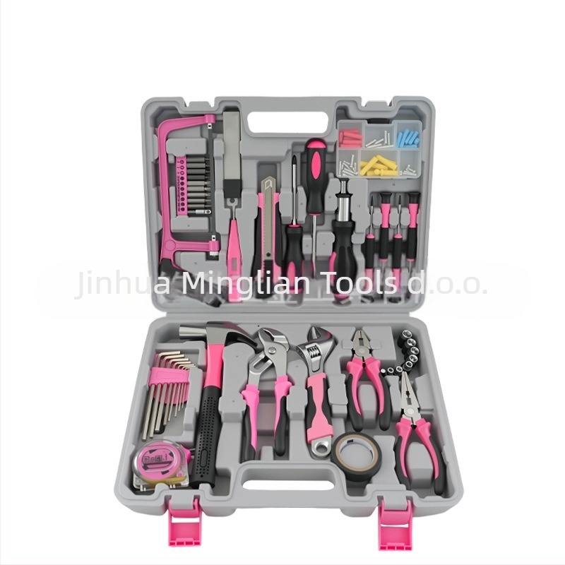 108-dijelni set alata od ugljičnog čelika, višenamjenski — čekić, ključevi i kliješta, za kućnu upotrebu