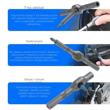 24-u-1 ratchet odvijač set za kućnu upotrebu, S2 alatna čeli bite, magnetski i izolirani, Cross/Slotted/Torx/Hex