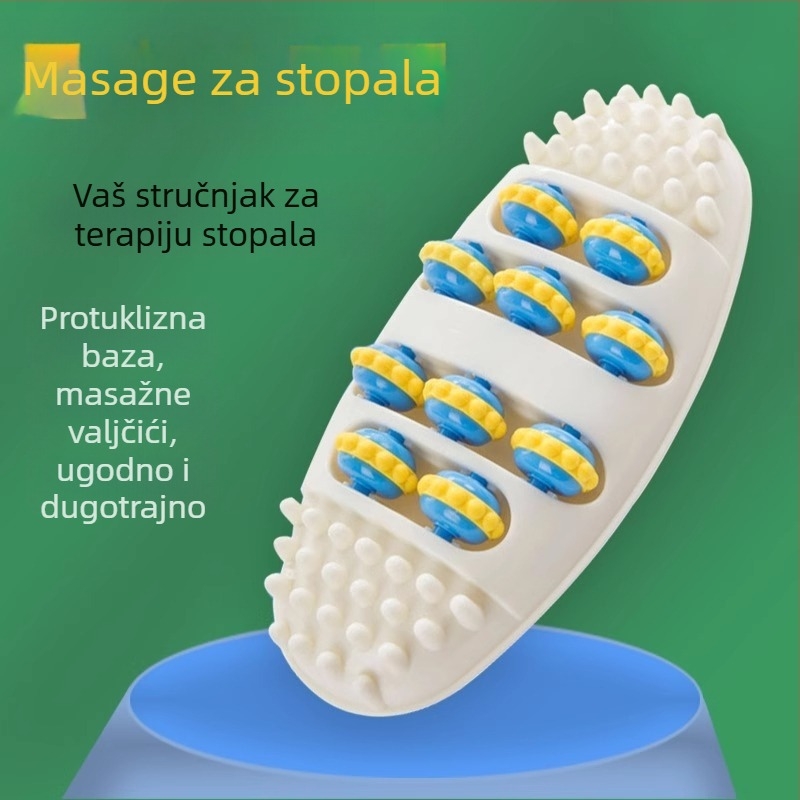 Masažer za stopala s akupresurnim točkama za refleksologiju i cirkulaciju krvi, težina 280 g