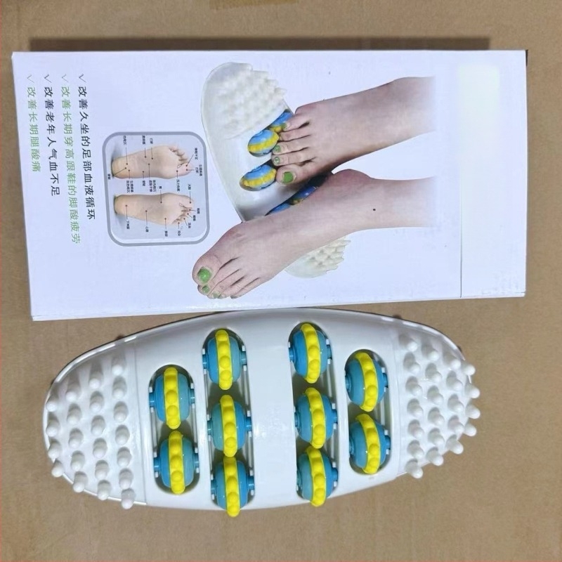 Masažer za stopala s akupresurnim točkama za refleksologiju i cirkulaciju krvi, težina 280 g