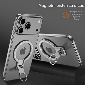 MagSafe magnetski držač prstena za telefon i rotirajući metalni stolni držač — aluminijska legura, univerzalni stil, model fy