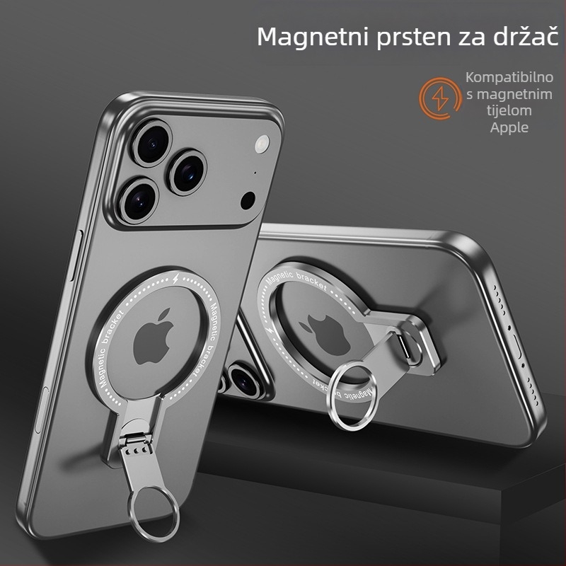 MagSafe magnetski držač prstena za telefon i rotirajući metalni stolni držač — aluminijska legura, univerzalni stil, model fy