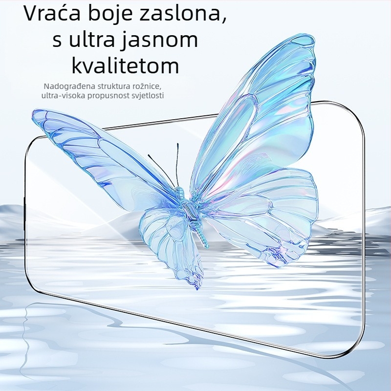 Zaštitno staklo za prednju ploču s Anti-Peep, HD jasnoćom, brzo postavljanje, Dust-Free Kit za iPhone 11–14 seriju