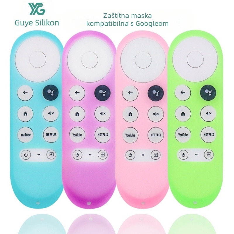 Zaštitni omotač za daljinski Google TV — silikon, silikon prehrambene kvalitete, jedinstven stil