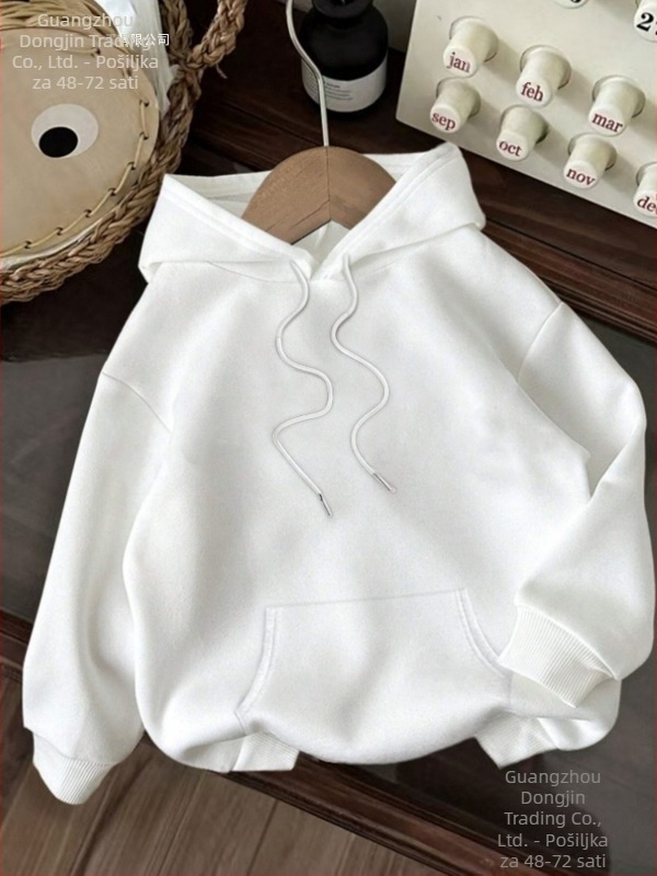 Ženski hoodie s grafikom crtanog lika, mehka fleece podstava, kapuljača s vezicom, ležeran kroj, dugi rukavi, poliester