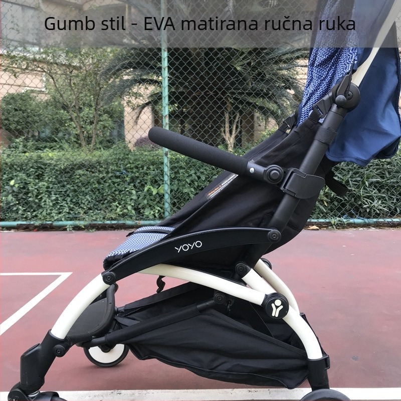 Držač za ruku za dječja kolica - prednja zaštitna pregrada, materijal: plastične cijevi