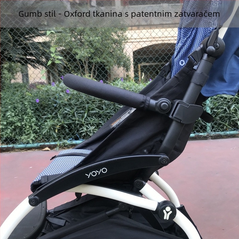 Držač za ruku za dječja kolica - prednja zaštitna pregrada, materijal: plastične cijevi