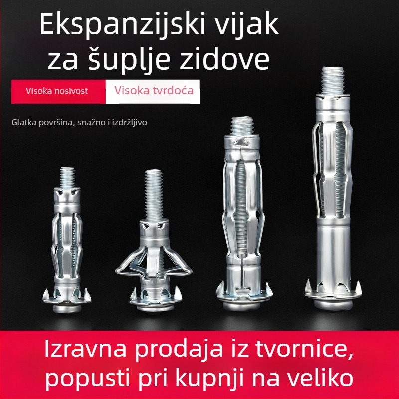 Kt Vijak za suhozidnu ekspanziju za šuplje zidove i stropove | Kompatibilno sa šupljim zidovima | Model 1022137837