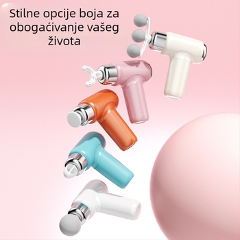 Fascični masirajući uređaj s 6+ glavama, mini prijenosni, motor s četkama, višestruke brzine, niska buka 36–45 dB, ugrađena baterija 800–1000 mAh
