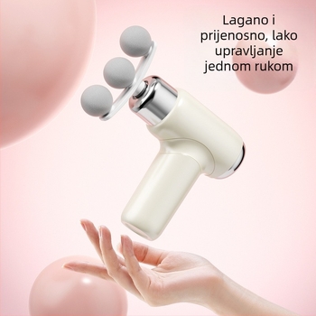 Fascični masirajući uređaj s 6+ glavama, mini prijenosni, motor s četkama, višestruke brzine, niska buka 36–45 dB, ugrađena baterija 800–1000 mAh