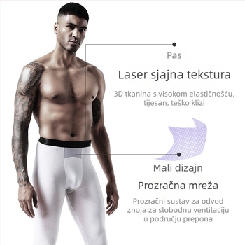 Muške tople cropped hlače uskog kroja od tkanine regenerirane celuloze, jednovrstne