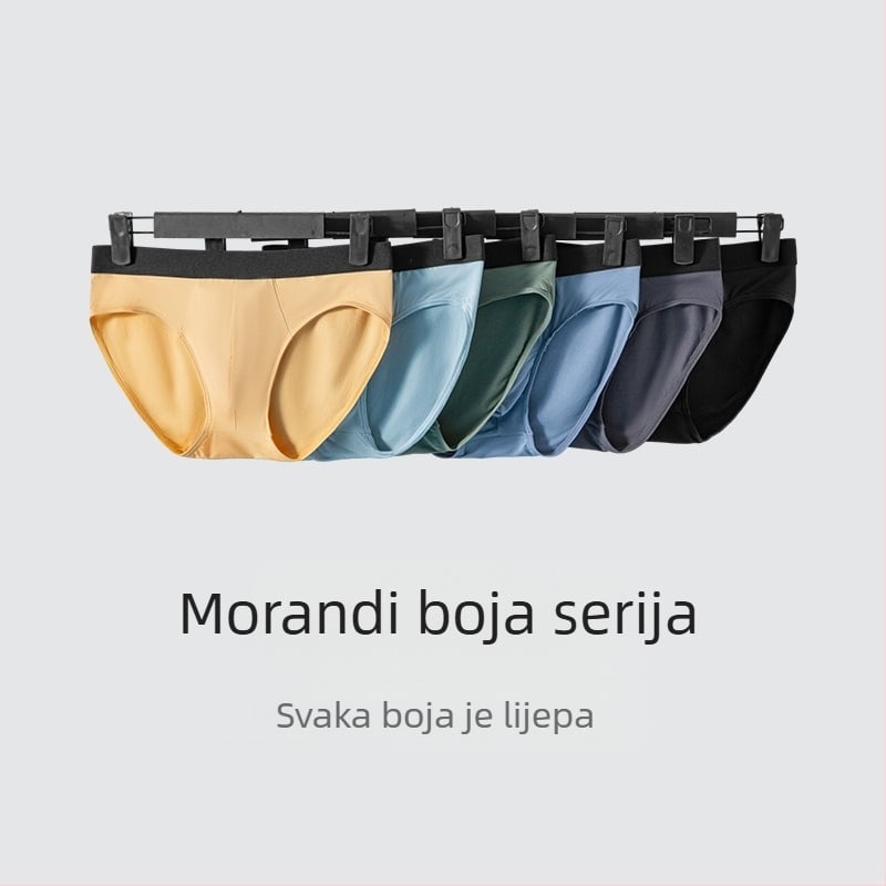 Muške gaćice, 60s modalno pletivo, prozračne i antibakterijske, srednji pojas