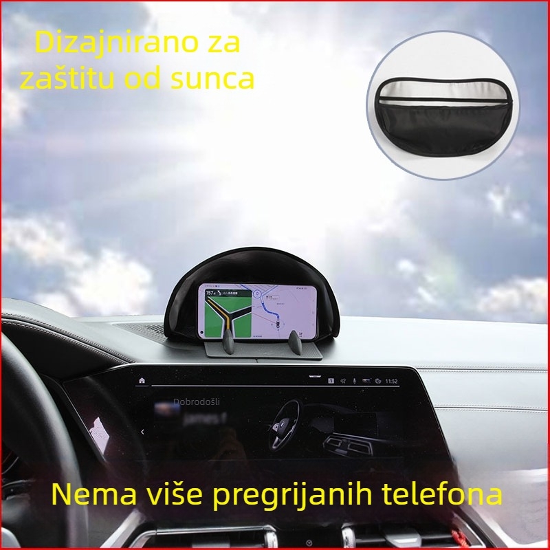 Auto sjenila za telefon i ploču – sklopa, protiv odsjaja, univerzalna kompatibilnost, model F77HJT789M6MMS