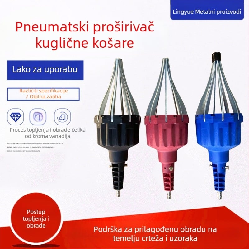 Pneumatski proširivač ball cage sleeve za zamjenu poklopca za prašinu automobila — alat za demontažu i montažu, karbon čelik, Collar, za popravke automobila