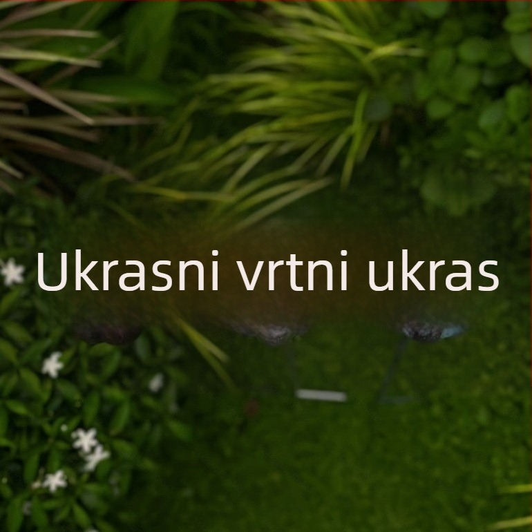 Vrtna metalna ukrasna podloga za biljke, pastoralni stil, unutarnja i vanjska upotreba, model 005