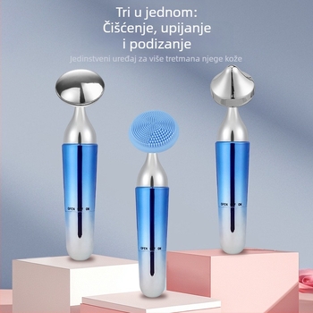 Neolithic tri-u-jednom uređaj za njegu lica – čišćenje i obnavljanje kože, ABS, IPX1 vodootpornost, model SM18, prenosno za kućnu uporabu.