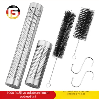 Nehrđajući čelični dimni cijev za roštilj | Moderan minimalistički dizajn | GF branda | Mogućnost prilagodbe logom