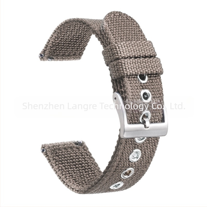 Nylon plisirana narukvica za sat, kompatibilna sa Seiko i Omega, model JY9, mehanizam brzog otpuštanja, unisex