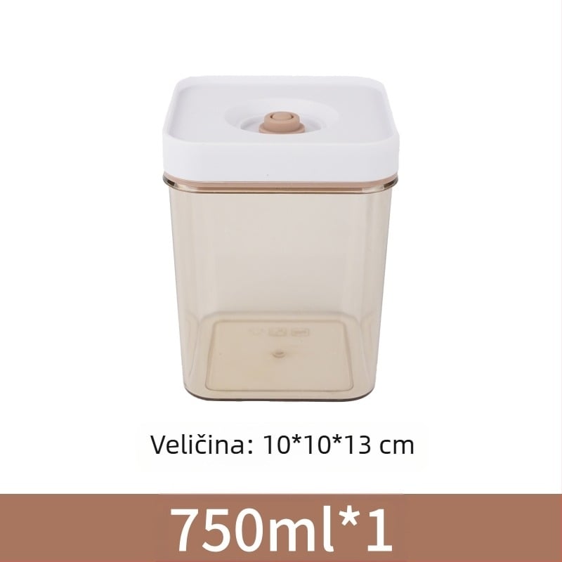 Vakuumska kutija za čuvanje hrane – pravokutna kuhinjska kutija, ABS+PET+silika gel, vakuum, skladištenje, očuvanje svježine, izlazak u zimu 2024