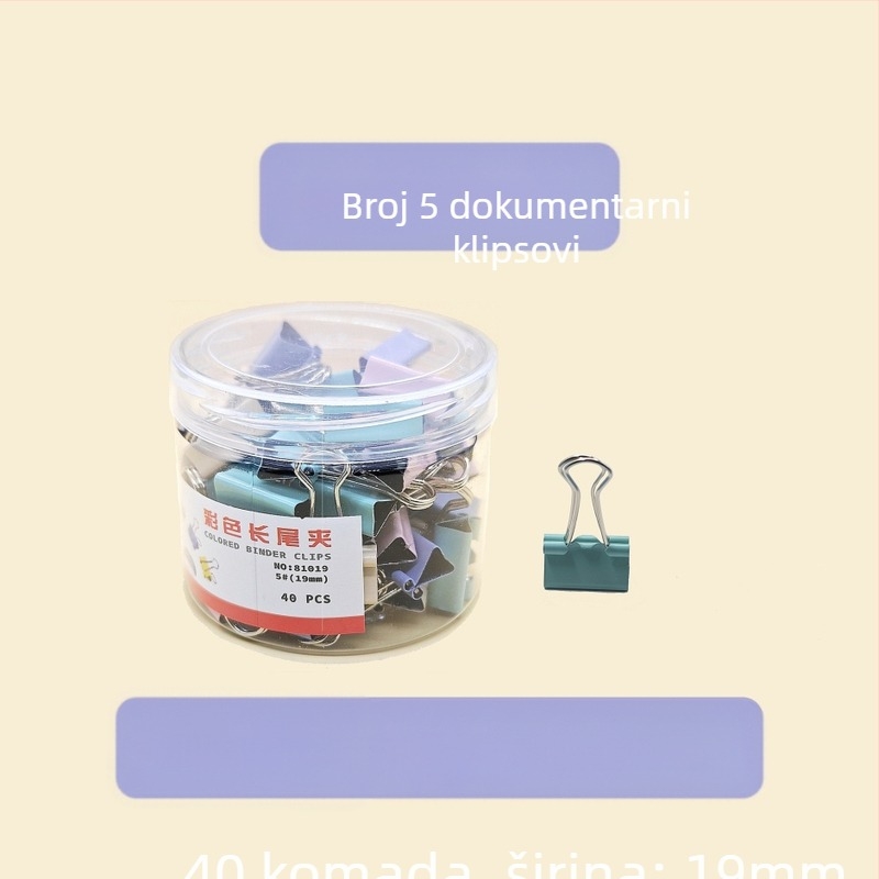 Feiyi metalni klip za dokumente s dugim repom