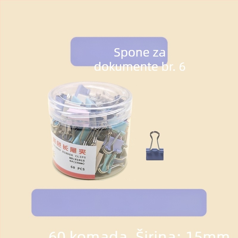 Feiyi metalni klip za dokumente s dugim repom