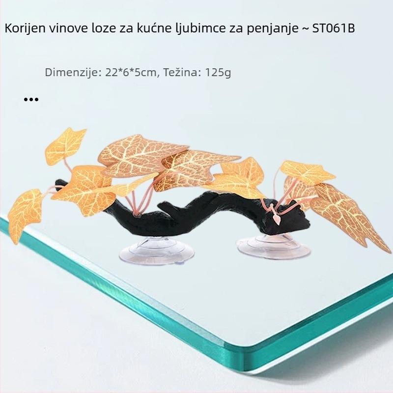 Akvariumska ukras od smole - trup drveta i vinova loza za scenografiju i skrivanje (HY011) od Julongyuan