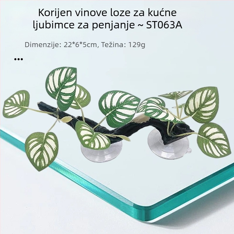 Akvariumska ukras od smole - trup drveta i vinova loza za scenografiju i skrivanje (HY011) od Julongyuan