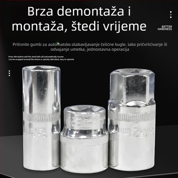 Set alata za popravak automobila L1639 – Karbonska čelika, 108-dijelni set u kutiji