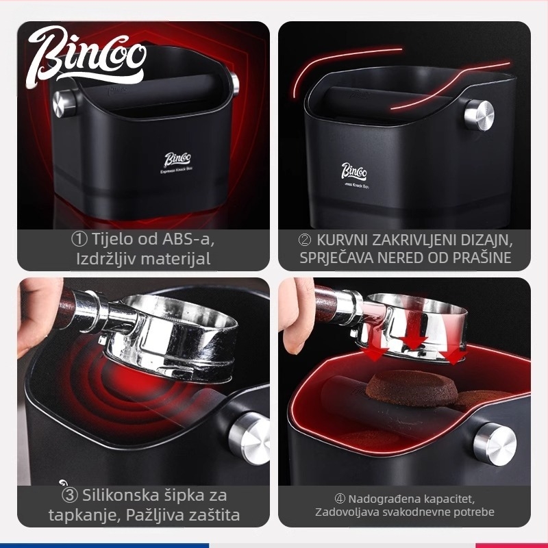 Bincoo Spremnik za kavu za espresso aparate - minimalistički dizajn, materijal: drugi