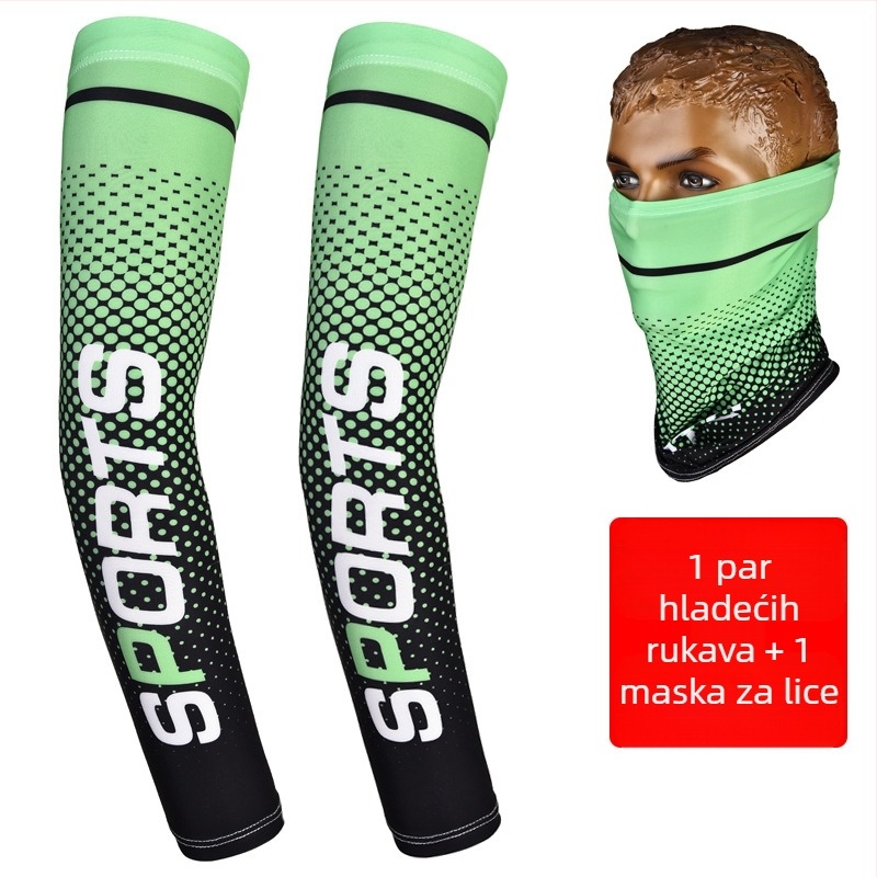 Rukavi za UV zaštitu, Ice-Silk poliester tkanina, udoban slobodan kroj, za aktivnosti na otvorenom (muškarci)