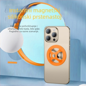 MK silikon držač za telefon s prstennom, Lazy Stand, crtani stil