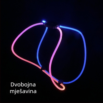 LED vesta za psa s USB punjivim prsni pojasom, DIY rezanje