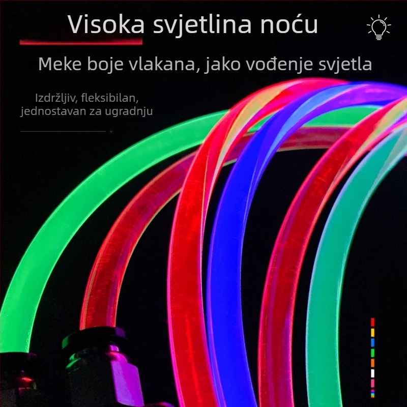 LED vesta za psa s USB punjivim prsni pojasom, DIY rezanje