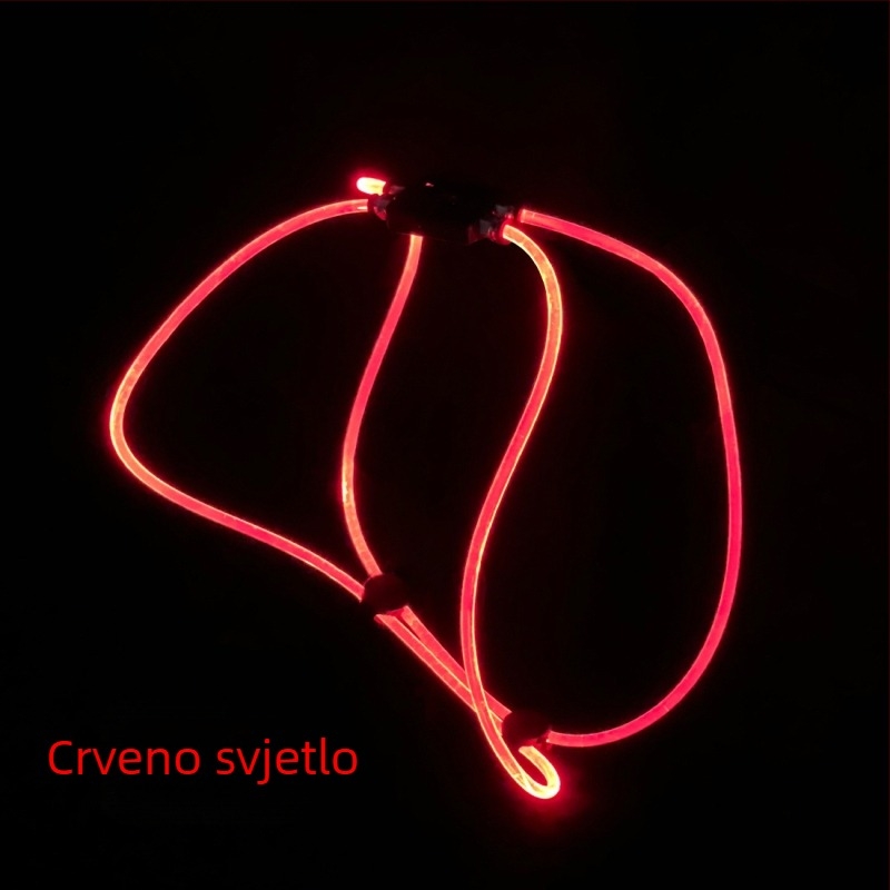 LED vesta za psa s USB punjivim prsni pojasom, DIY rezanje