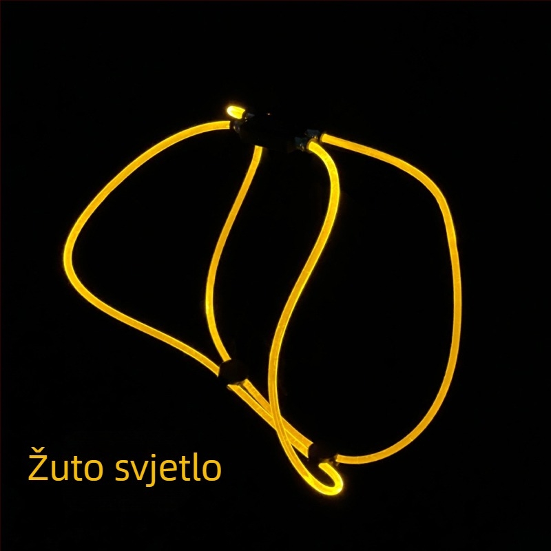 LED vesta za psa s USB punjivim prsni pojasom, DIY rezanje