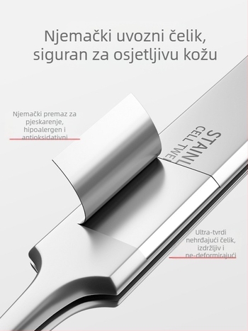 Izuzetno tanke pinzete br. 5 za uklanjanje crnih točk i akni, profesionalni set igala za uklanjanje akni