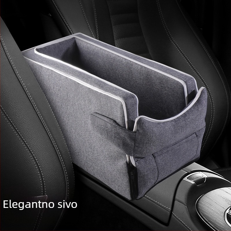 Auto središnja konzola za kućne ljubimce – plišano punilo, teksturna površina, univerzalno za sve sezone, minimalistički dizajn