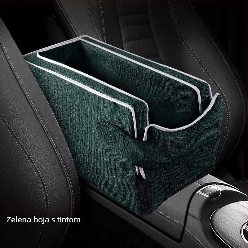 Auto središnja konzola za kućne ljubimce – plišano punilo, teksturna površina, univerzalno za sve sezone, minimalistički dizajn