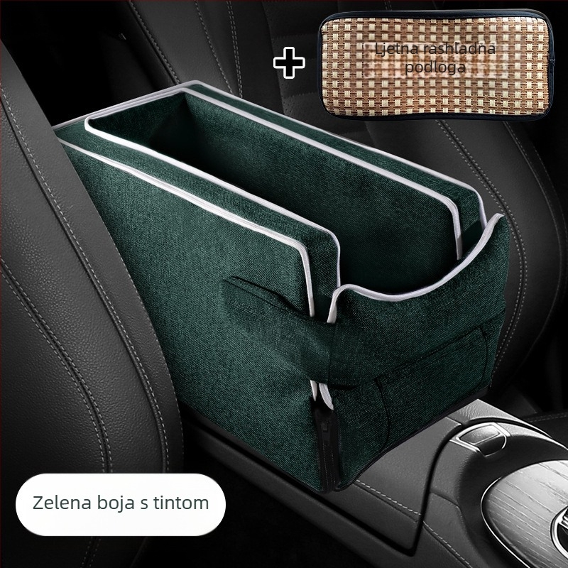 Auto središnja konzola za kućne ljubimce – plišano punilo, teksturna površina, univerzalno za sve sezone, minimalistički dizajn
