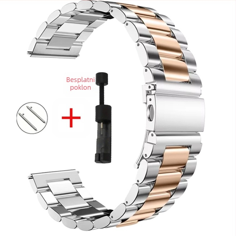 Nerđajući čelični remen za Samsung Galaxy Watch 7/6/5/4 – Ney, šifra SXSZGD, proljeće 2025 izdanje