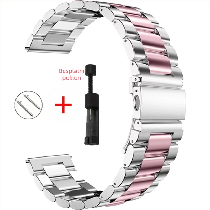 Nerđajući čelični remen za Samsung Galaxy Watch 7/6/5/4 – Ney, šifra SXSZGD, proljeće 2025 izdanje