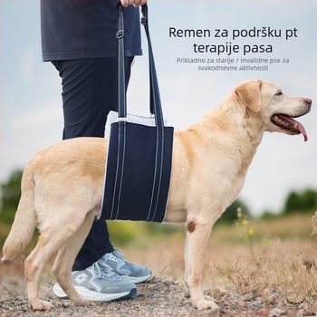 Pas za rehabilitaciju pasa s podesivim reflektirajućim remenom (Materijal: Oxford tkanina / Teddy baršun; Podešavanje; Reflektirajući; Marka: To the stars)