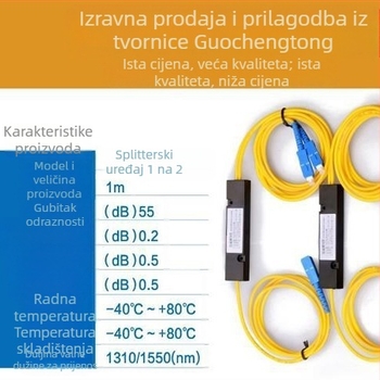 FBT 3.0 1:2 Taper Splitter za vlakna, SC konektor, homogena podjela