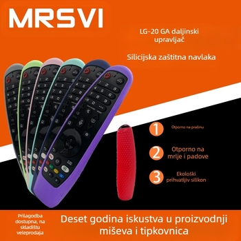 LG silikonska maska za daljinski upravljač – potpuno otvaranje dizajn, kompatibilno s AN-MR20/19, MR600, domet 10 m