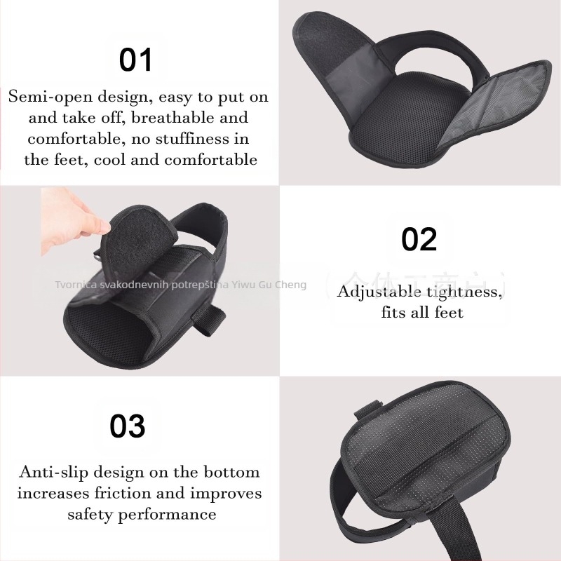 Set potpore za stopala za invalidska kolica – Oxford Cloth + Scuba Fabric, Model jgliygly